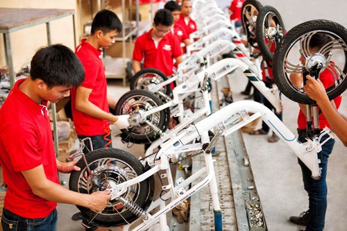 Lắp ráp xe đạp điện trong nước